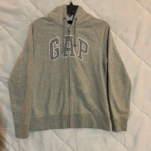 GAP Womens Size Large Long Sleeve Full Zip Hoodie